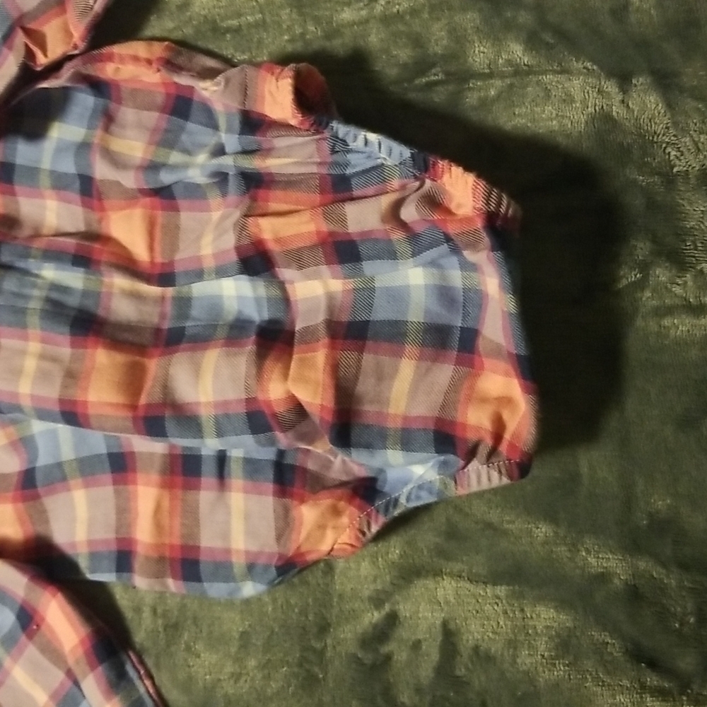 Oshkosh Baby Girl's Plaid Onesie - Picture 8 of 11